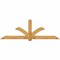 Ekena Millwork Redmond Rough Sawn Timber Gable Bracket, Western Red Cedar, 108"W x 36"H x 6"D x 6"F, 8/12 Pitch GBW108X36X0606RED00RWR - alternate 1